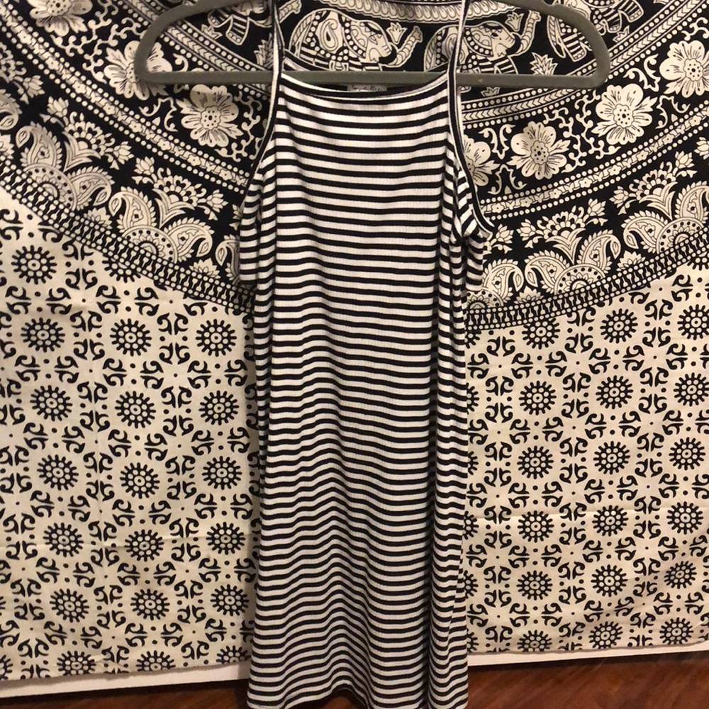 Black and white dress